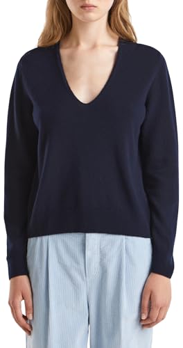 United Colors of Benetton V Neck Jersey M/L, Blue, S - Sports & Fitness Amazon Royaume-Uni à 19.29€