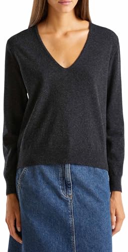 United Colors of Benetton V Neck Jersey M/L, Grey, XS - Sports & Fitness Amazon Royaume-Uni à 22.19€