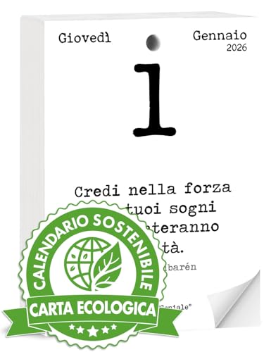 Calendario Geniale 2026. Il Primo e L’Originale. Idea... - Office Supplies Amazon Italy à 7.45€