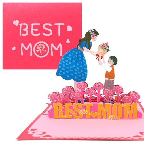 VEYLIN Mother's Day Card Mothers Day Pop Up Card, 3D Card... - Auto & Moto Amazon Royaume-Uni à 1.99€