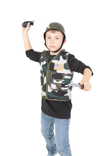 RUBIE'S Militär-Kostüm für Kinder – Einheitsgröße (5-8... - Jouets & Jeux Amazon Allemagne à 8.16€