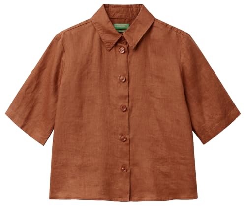 United Colors of Benetton Chemise, Marron, Large en promo à 38,73€ (-38%) sur Amazon FR