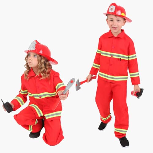 RUBIE'S Komplettes Feuerwehrmann-Kostüm - Größe 3-10 Jahre... - Garden & Outdoor Amazon Germany à 18.74€