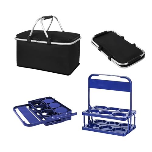 Cesta de la compra plegable, cesta isotérmica plegable, 6... - Sports & Fitness Amazon Espagne à 9.99€