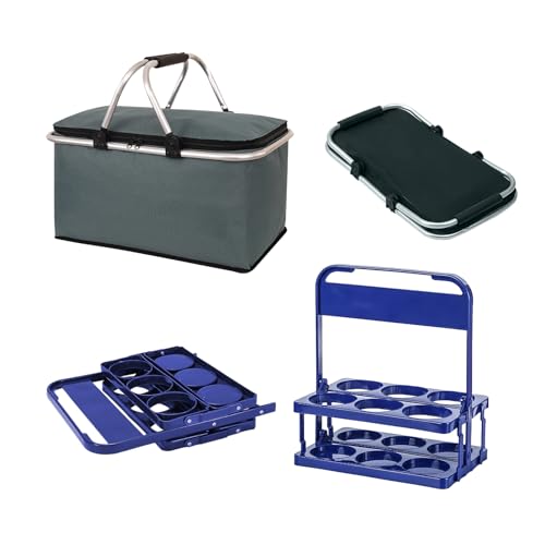 Cesta de la compra plegable, cesta isotérmica plegable, 6... - Sports & Fitness Amazon Espagne à 9.99€