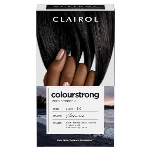 Clairol Colour Strong Permanent Hair Dye - 1.0 Black - Beauté & Parfums Amazon Royaume-Uni à 6.00€