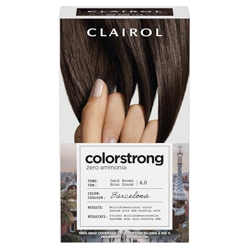 Clairol Colour Strong Permanent Hair Dye - 4.0 Dark Brown - Beauté & Parfums en promo à 5.99€