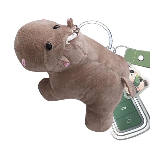 Hippo Plush Keychain - Hippopotamus Keychain | Hippo Doll... - Jouets & Jeux Amazon Royaume-Uni à 1.46€