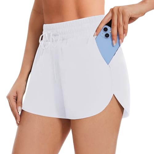 AKKQHH Short de sport court pour femme avec poche - Été... - Sports & Fitness en promo à 9.34€