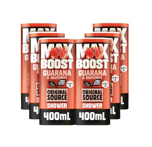 Original Source MAX BOOST Guarana & Grapefruit Shower Gel... - Beauty & Fragrances Amazon UK à 9.00€
