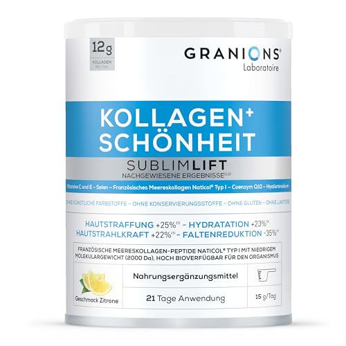 Kollagen Pulver Sublimlift - 12g Kollagen - Meereskollagen... - Amazon Germany à 24.39€