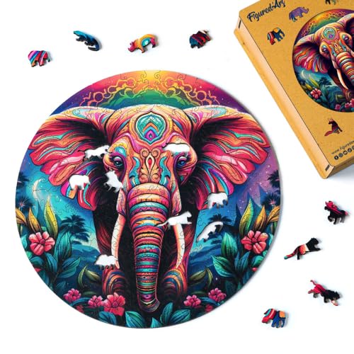 Figured'Art Puzzle in Legno di Animali per Adulti e... - Jouets & Jeux Amazon Italie à 19.80€
