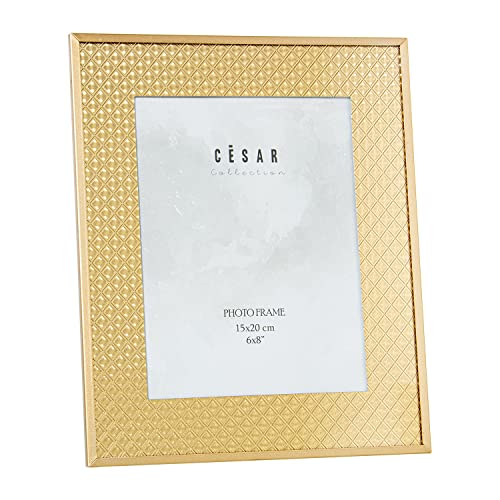 PORTAFOTOS 15X20CM CRISTAL C/BORDE METAL DORADO EXT:23X28CM - Amazon Germany à 7.91€