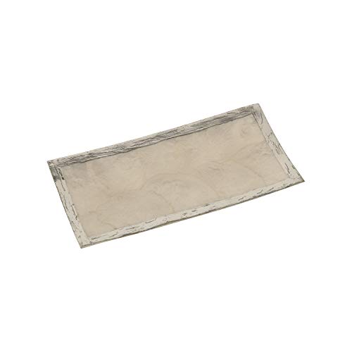 CENTRO NÁCAR 20X10CM NATURAL FILO PLATA PINTADO_20X10X1CM - Auto & Moto Amazon Espagne à 6.17€