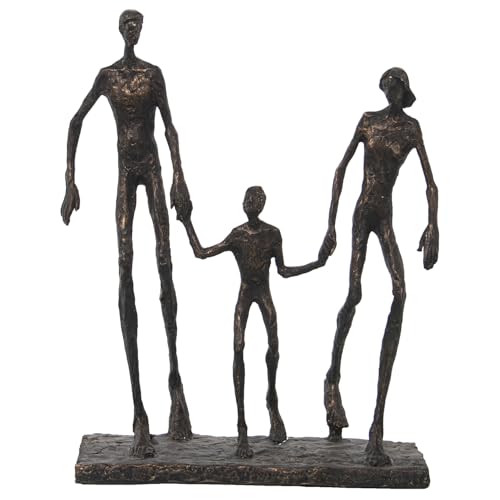 FIGURA RESINA FAMILIA DORADOENVEJECIDO 26X12X33CM - Maison & Cuisine Amazon Allemagne à 14.04€