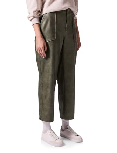 Street One Studio Straight Leg Hose Dull Kale Green 40 - Amazon Allemagne à 18.23€