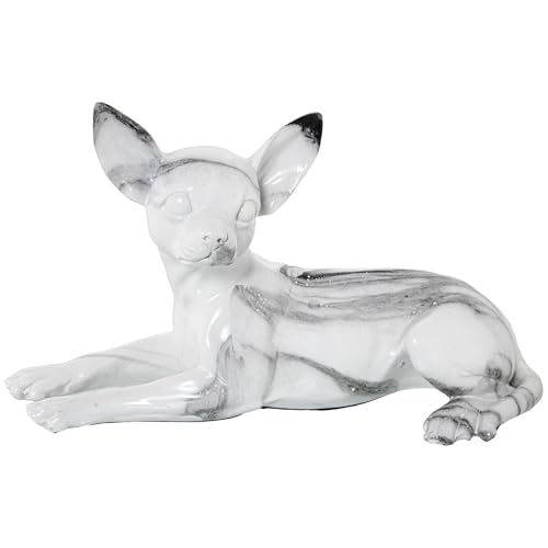 FIGURA RESINA PERRO ACABADO MÁRMOL 28X14X16CM - Erreur de prix -76% à 11.06€