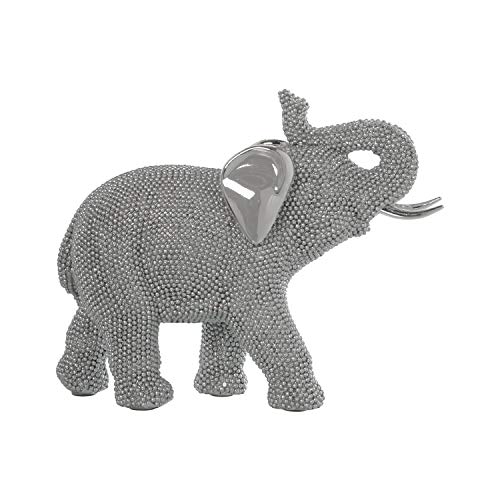 FIGURA ELEFANTE RESINA PLATEADA 23,5X9,5X19CM - Toys & Games Amazon Spain à 11.34€