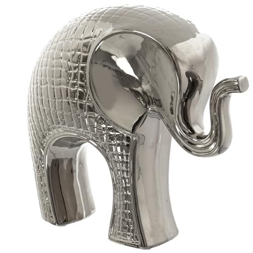 FIGURA ELEFANTE CERÁMICA PLATA_27X11X25CM - Toys & Games Amazon Germany à 8.70€