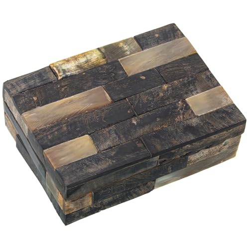CAJA JOYERO HUESO/MADERA_17,5X12,5X5,5CM - Maison & Cuisine Amazon Italie à 13.79€