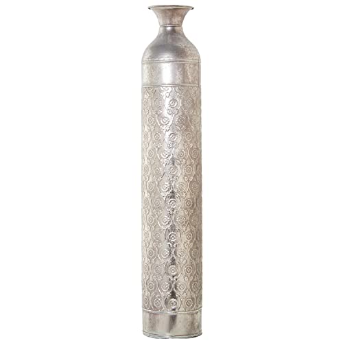 JARRÓN METAL PLATEADO °17X89CM - Amazon Italie à 44.65€