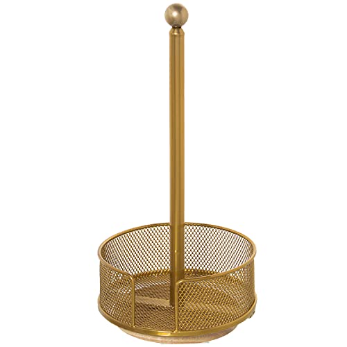 PORTARROLLO COCINA METAL REJILLA DORADO °18X36CM, BASE... - Amazon Allemagne à 9.24€