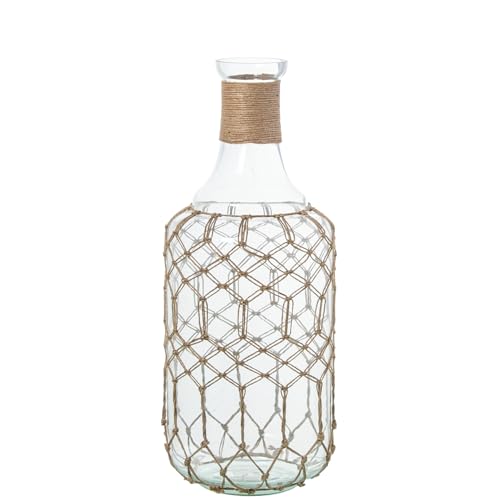 JARRÓN BOTELLA CRISTAL 48CM C/CUERDA_°19X48CM - Erreur de prix -77% à 14.82€