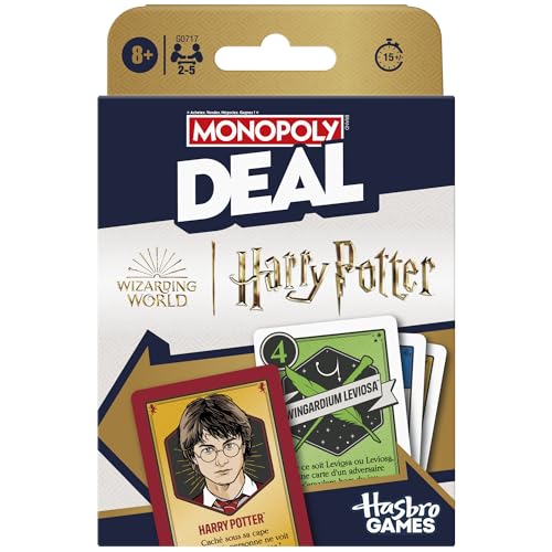 Monopoly Deal - Gioco di carte, Harry Potter - Maison & Cuisine Amazon Italie à 15.38€