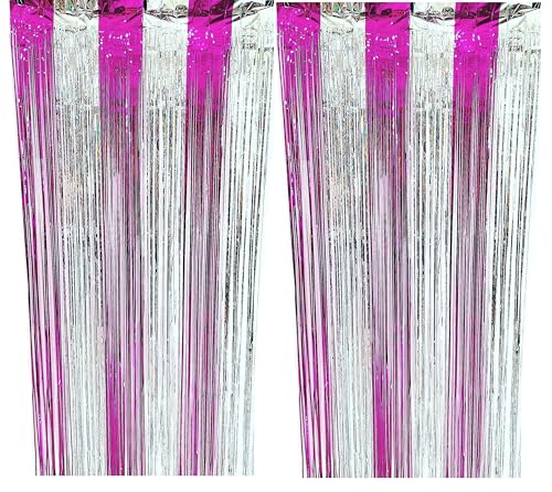 CYBERNOVA 2 Pack Cortina de Flecos en Dos Tonos, 1x2M... - Maison & Cuisine Amazon Espagne à 1.99€