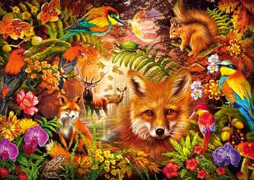 Schmidt Spiele 59795 Fleurs, Fourrure et Plumes, Puzzle... - Jouets & Jeux Amazon France à 10.40€