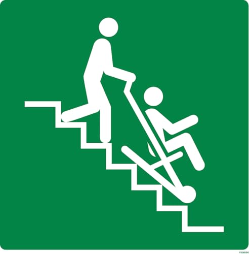 V Safety Emergency Evacuation Chair - Anti-Slip Floor Sign... - Maison & Cuisine Amazon Royaume-Uni à 13.09€