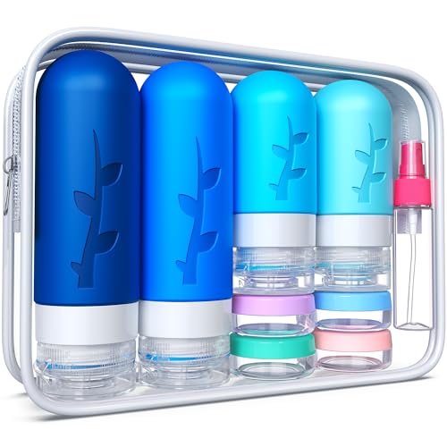 Travel Bottles for Toiletries,TSA Approved Silicone Travel... - Beauté & Parfums Amazon Royaume-Uni à 29.71€