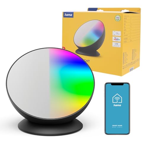 Smart LED Table Lamp, Flash. RGBB, Ind Light, VAR., 6W - Home & Kitchen Amazon UK à 16.81€