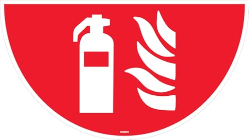V Safety Fire Extinguisher - Semi-Circle - Anti-Slip Floor... - Home & Kitchen Amazon UK à 10.13€