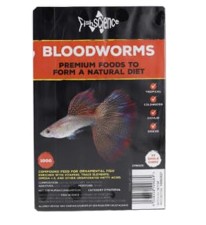 Frozen Fish Food Mix, Tropical & Coldwater, Bloodworm... - Auto & Moto Amazon Royaume-Uni à 8.99€