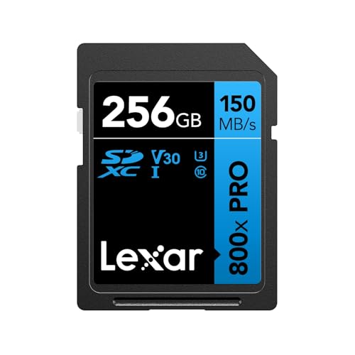 Lexar High-Performance 800x PRO 256GB Scheda SD, UHS-I 150... - High-Tech & Électronique Amazon Italie à 35.91€