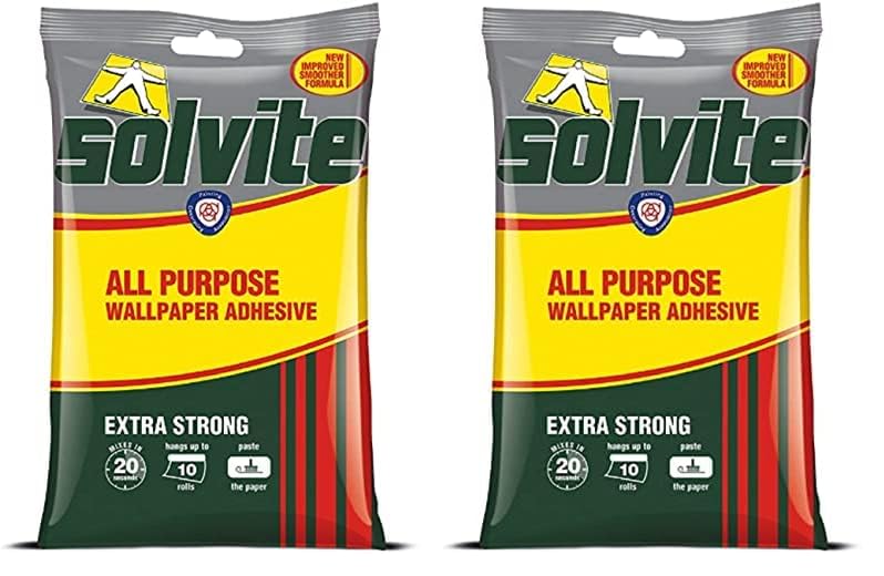 Solvite All Purpose Wallpaper Adhesive with Long-Lasting... - Home & Kitchen Amazon UK à 3.94€