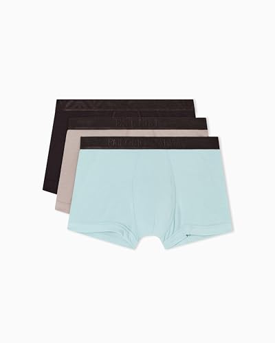 Emporio Armani Man's Shiny Logoband Pack 3-Pack Trunk Brown... - Amazon Royaume-Uni à 21.56€