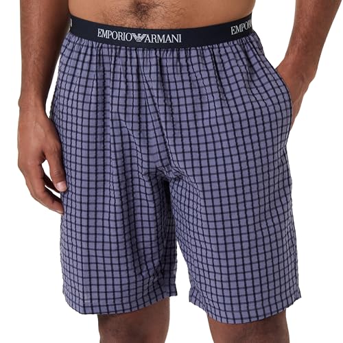 Emporio Armani Pantalones Cortos Tejidos teñidos de Hilo... - Amazon Spain à 13.60€