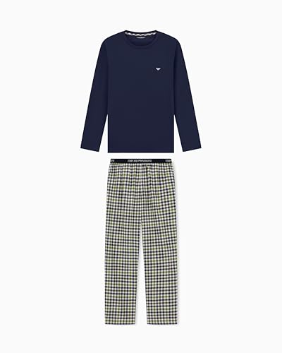 Emporio Armani Pigiama Lungo Uomo Tinto in Filo Blu L, Blu... - Amazon Italie à 64.89€