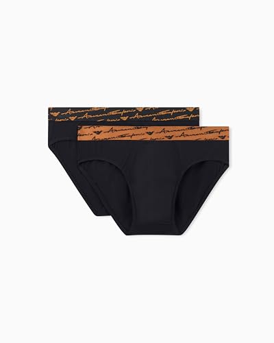 Emporio Armani Allover Shiny Logoband - Paquete de 2... - Amazon Espagne à 20.02€