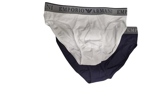 Emporio Armani Man's Endurance 2-Pack Brief Blue XL - Amazon Royaume-Uni à 12.11€