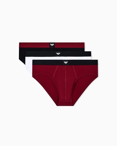 Emporio Armani Man's Essential LOGOLABEL 3-Pack Brief Black... - Amazon Royaume-Uni à 19.04€