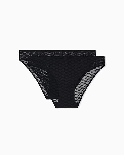 Woman's Allover Eagle MESH 2-Pack Brief Black L - Amazon Royaume-Uni à 23.62€