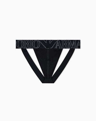 EMPORIO ARMANI Man's MEGALOGO Thong Black XL - Fashion & Clothing Amazon UK à 14.08€