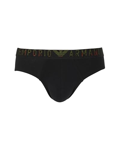 EMPORIO ARMANI Man's 3D Elastic Brief Black XL - Amazon Royaume-Uni à 14.60€
