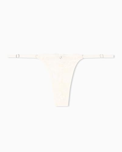 Emporio Armani Eternal Lace T-Thong Slip a Tanga, Bianco, L... - Mode & Vêtements Amazon Italie à 16.79€