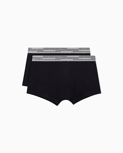 Emporio Armani Man's Allover Logo Elastic 2-Pack Trunk... - Amazon Royaume-Uni à 19.36€