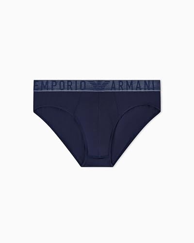 Emporio Armani Man's Essential Microfiber Brief Blue S - Amazon Royaume-Uni à 15.30€