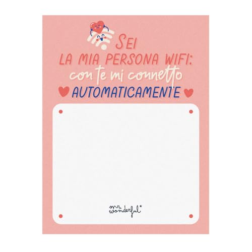 Mr. Wonderful - Note adesive con messaggi rubacuori... - Auto & Motorcycle Amazon Italy à 3.50€